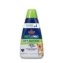 Bissell PET PRO OXY Spot & Stain Formula for Portable Carpet Cleaners, 32 Oz., 2