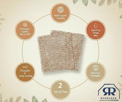 Copper Cleaning Cloth Set of 2 – Non-Scratch Scrubber for Pots, Pans & Sink – Re