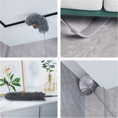 Microfiber Feather Duster 7PCS, Bendable Dusters with 100 Inches Extension Pole