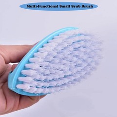 2 Pack Scrubbing Brushes for Cleaning, Heavy Duty Scrub Brush Nylon Stiff Bri…