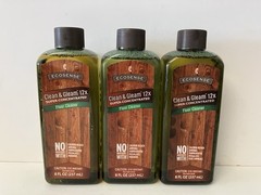 Melaleuca Ecosense Clean & Gleam 12x Super Concentrated Cleaner 8oz Lot of 3 NEW