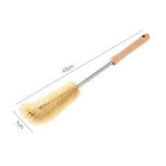 Kitchen Cleaning Tools Drink Bottles Glass Scrubbers Cleaning Brush Wooden Bottl