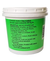 Rust Remover for Concrete 22 oz makes one gallon