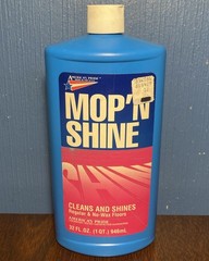 VINTAGE Mop’n Shine Floor Cleaner – MOP & SHINE 1993 America’s Pride 32 Oz, 1 Qt