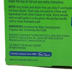 Scrubbing Bubbles Fresh Brush Flushable Toilet Bowl Cleaner 12 Refills Citrus