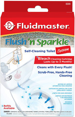 Fluidmaster 8102P8 Flush ‘n Sparkle Refills, Blue, 2-Pack, Upgraded