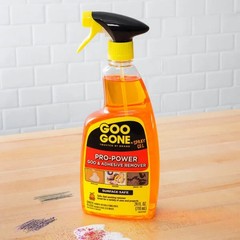 (4-24 oz SPRAY BOTTLE) GEL GOO-GONE CLEANER TAPE TAR, GUM, RESIDUE REMOVER