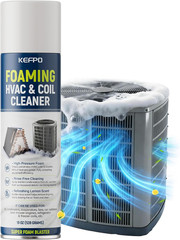 Foaming AC Coil Cleaner: 19 Oz for Evaporators & Condensers | Multi Purpose Foam