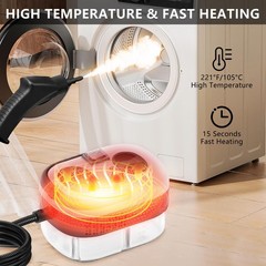 Handheld Steam Cleaner, Steamer For Cleaning, 2500W Pressurized Steam Cleaner Wi