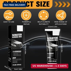 2PCS Car Scratch Removal Wax, Universal Premium Polishing Compound for Deep Scra