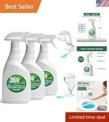 Heavy Duty Cleaning Spray Bottles 3 Pack, 24 Oz – Ideal for Home & Garden