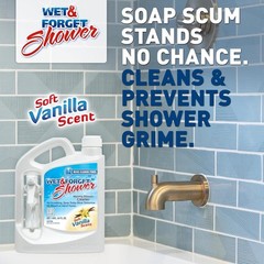 Shower Cleaner Multi-Surface Weekly No Scrub, Bleach-Free Formula Vanilla Sce…