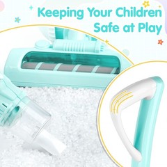 Kids Vacuum Cleaner Toy Set for Toddlers, 2PCS Pretend Role Household