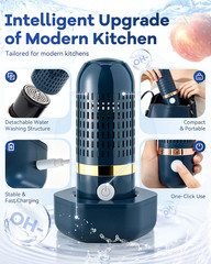 Produce Cleaner & Vegetable Cleaner with Oh-Ion Technology, Wireless Rechargeabl