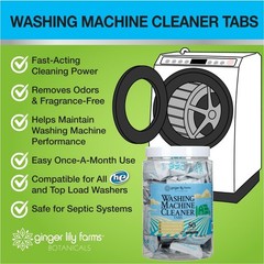 Washing Machine Cleaner Tablets Deep Cleaning Tabs Front Load Top Load