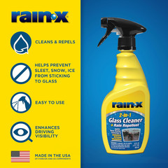 5071268 2-In-1 Glass Cleaner and Rain Repellant, 23 Oz. (Pack of 1) – Provides a