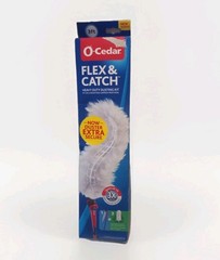 O-Cedar Flex & Catch Dusting Kit Extendable Handle Microfiber Duster
