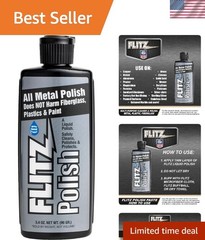 3.4oz Multi-Purpose Metal Polish – Non-Abrasive Tarnish Remover for All Surfaces