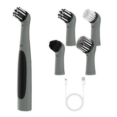 Rechargeable Cleaning Brush with 4 in 1 Multiple Brush Heads,Indoor Household…