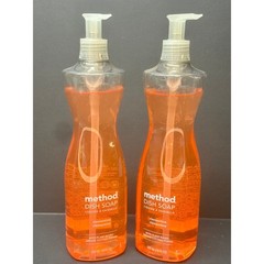 NEW 2X Method Dish Soap Clementine 18 oz