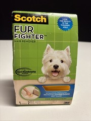 Scotch fur fighter Hair Remover 1 Handle 2 Refill Sheets New Discontinued