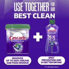 (2 Pack) Cascade Platinum Plus Dishwasher Pods Fresh Scent 47 Count Detergent