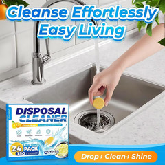 Garbage Disposal Cleaner and Deodorizer Tablets – 24 Pack, Powerful XXL Foaming