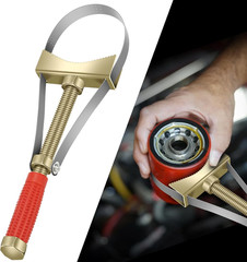 Heavy Oil Filter Wrenches, Strap Wrench, Adjustable Oil Filter Wrench Removal To