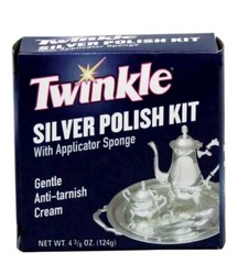 Twinkle Silver Polish Kit With Applicator * Gentle Anti-Tarnish Cream 4oz