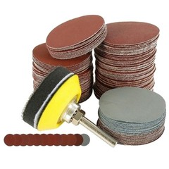 100Pcs Durable Yellow Emery Papers for Polishing Metal Wood and Ceramics