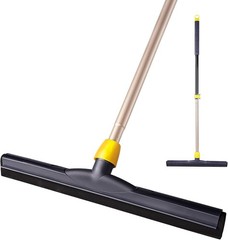 Effortless Multi-Surface Cleaning Squeegee with Telescopic Pole – 17.1″ Head