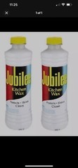 2pk ~ 15oz JUBILEE Kitchen Wax CLEANER Protects Shines Multi Room & Surface NEW