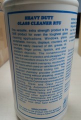 MISTY Heavy Duty Glass Cleaner RTU 1qt