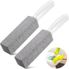 Kadden 2 Pack Pumice Stone Toilet Cleaner with Handle Hard Water Remover