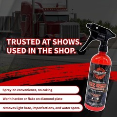 EZ Red Sprayable Metal Polish & Cleaner for Chrome, Aluminum, Stainless Steel