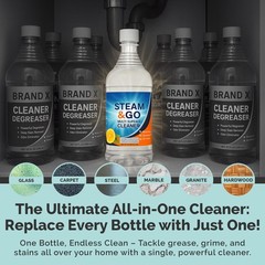 Steam & Go Multi-Purpose Cleaner Spray with Oxy Power for Multi-Surfaces – Re…