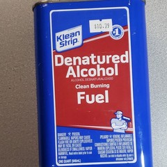 Klean Strip Denatured Alcohol Clean Burning Fuel, 1 qt (946 mL)