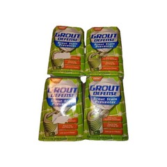 Grout Defense Stain Preventer 4-Pack No Harsh Chemicals Shower Tile Grout Care