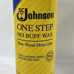 SC Johnson One Step No Buff Wax 2008 Fine Wood Floor Care Discontinued READ 16oz