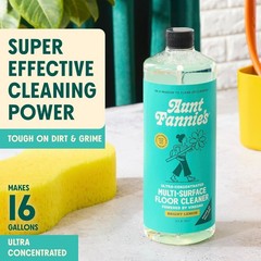 Bright Lemon Scent Floor Cleaner Pack x6