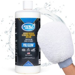 Poli Glow Boat RV Polish Kit with Applicator Mitt – 32 oz High-Gloss