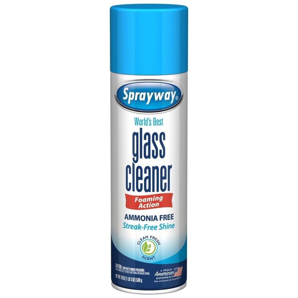 19ozAmmonia Free Aerosol Glass Cleaner FreshScent Streak FreeWindow Mirror Spray