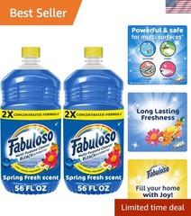 2X Concentrated Multi-Purpose Cleaner – Spring Fresh Scent, Pack of 2 (56 oz …