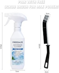 Bathroom Cleaner Foam Spray (400ml) – Spray, Wait & Scrub for Hard Water Stains,
