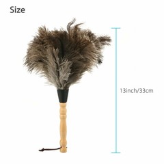 2PCS 13inch Ostrich Feather Duster Durable Dust Collecting Cleaning Tools USA