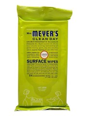 (2) Mrs. Meyers Clean Day Biodegradable Wipes Lemon Verbena Counters All Purpose