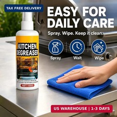 Greasekiller BBQ Grill Cleaner Spray, Grill Cleaner, Heavy Duty Grills Degreaser