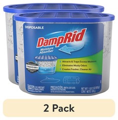 (2 pack) Moisture Absorber for Boats and RVs with Activated Charcoal, 18 oz.