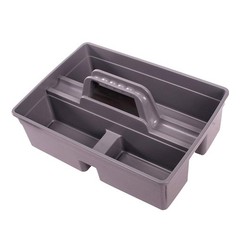 Jiaan Plastic Storage Tray Tote- Versatile Multiuse Caddy with Attached Porta…