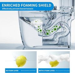 HOROW Smart Toilet Foam Agent Splash Proof Foaming Cleaning Liquid 480ml 2Pack